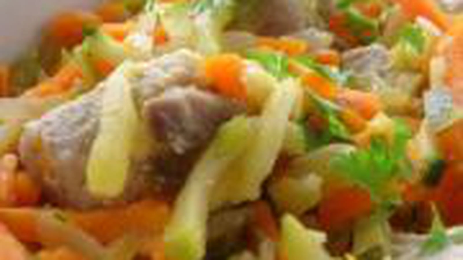 Porc aux petits légumes