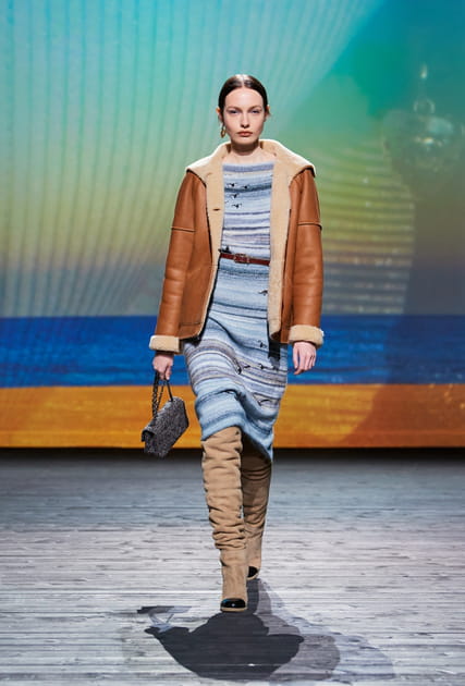 Look 34 du défilé Chanel automne-hiver 2024-2025