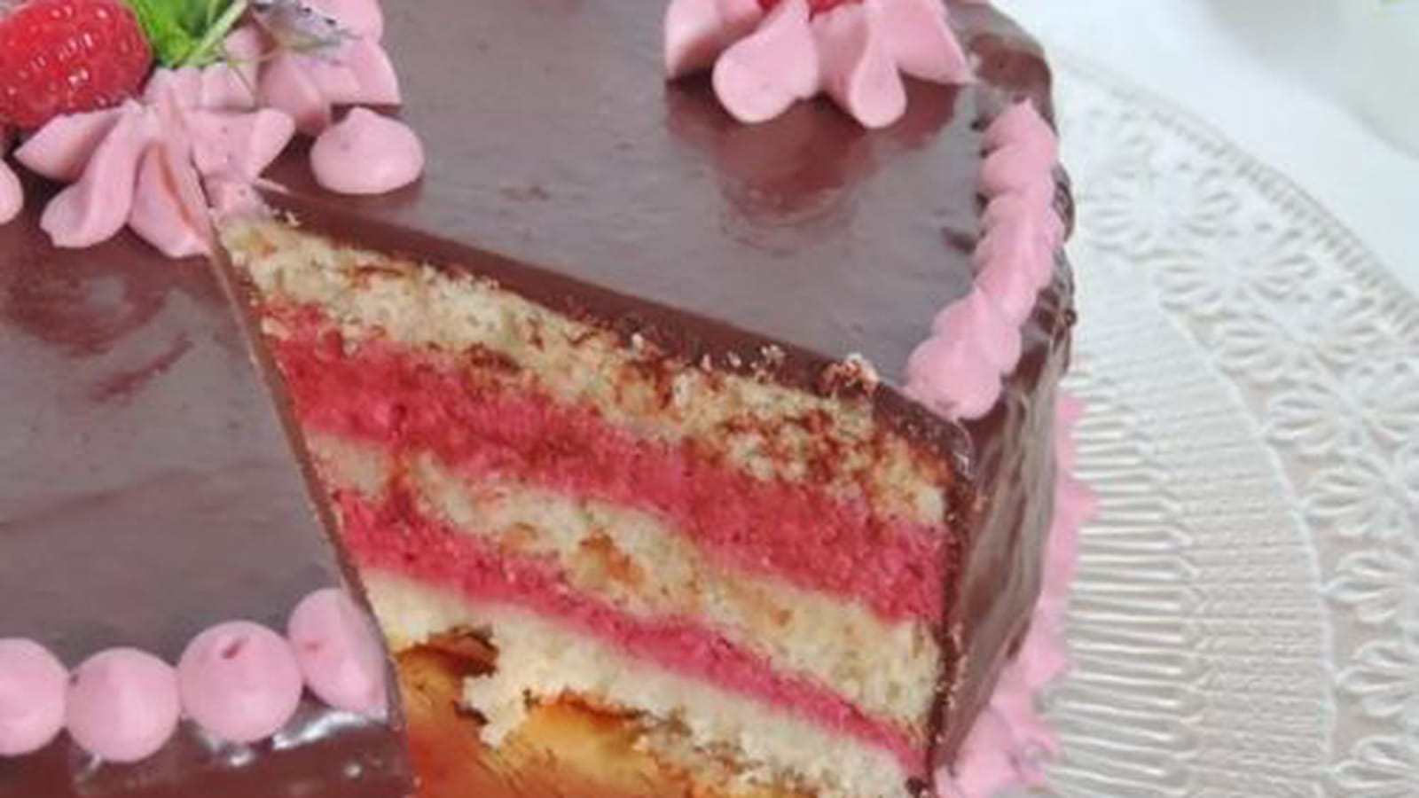 Layer cake mûre et chocolat