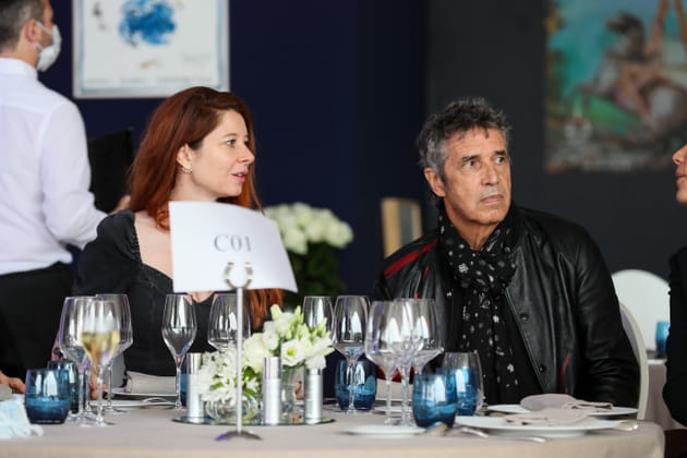 Julien Clerc et sa femme Hélène Grémillon