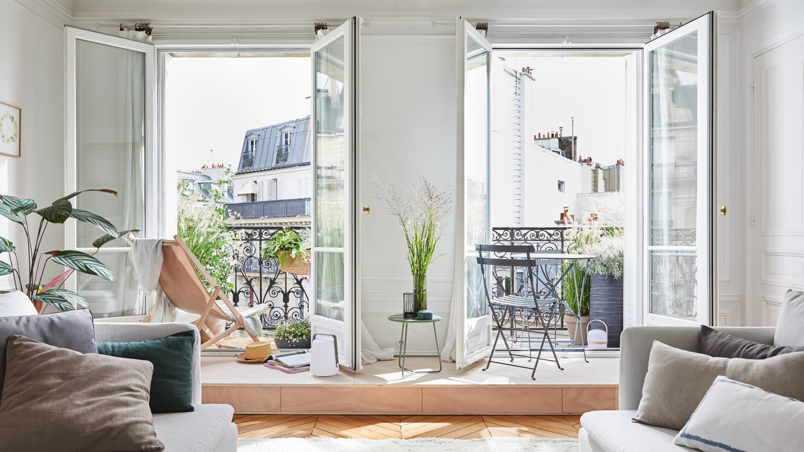 Balcon au salon 