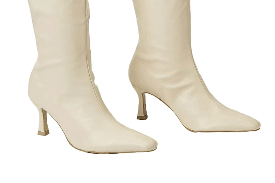 zalando bottes blanches