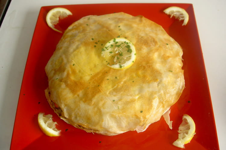 Recette de Pastilla aux fruits de mer