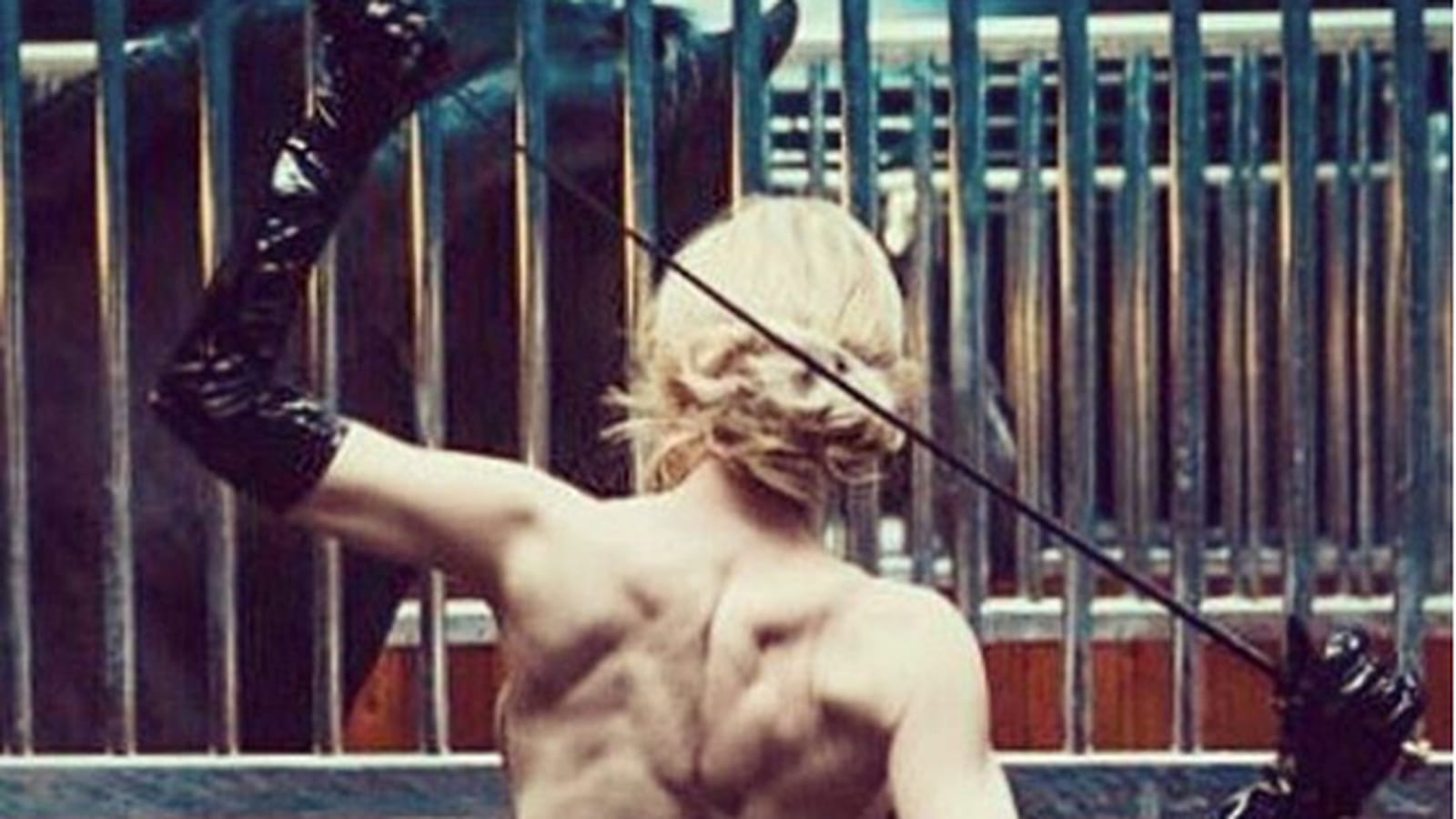 La musculature de Madonna