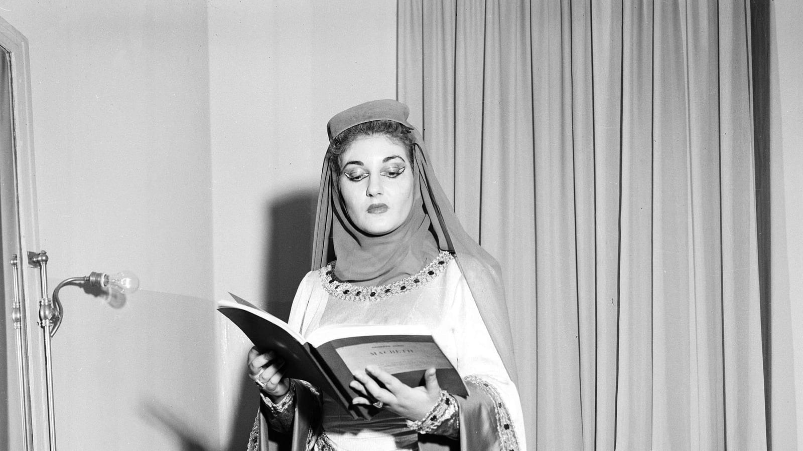 Dans le costume de Lady MacBeth, à La Scala de Milan