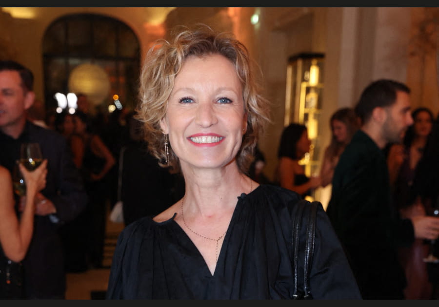 La bouche corail d'Alexandra Lamy