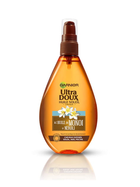 L'huile soleil Garnier &agrave; l'huile de Mono&iuml; et de N&eacute;roli