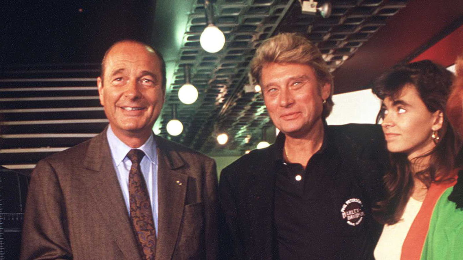 Johnny Hallyday et Jacques Chirac