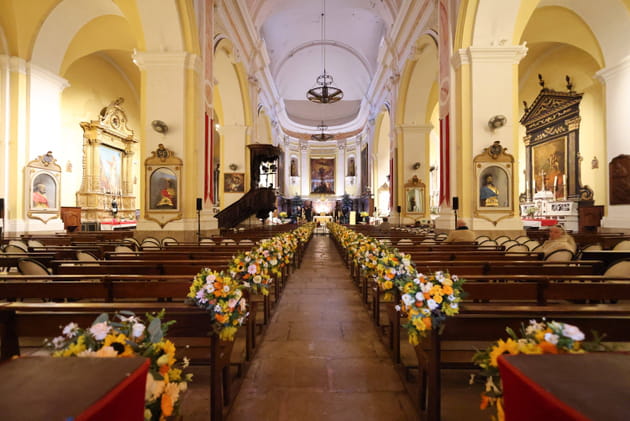 Obs&egrave;ques de Brigitte Bardot &agrave; Notre-Dame-de-l'Assomption, &agrave; Saint-Tropez