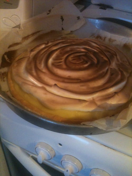 Tarte au citron meringuée à la crème pâtissière