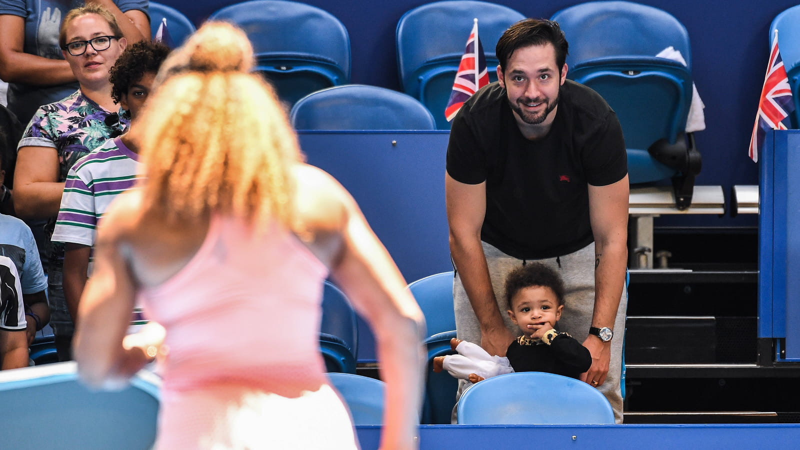 Serena Williams: son mari et sa fille, ses premiers supporters