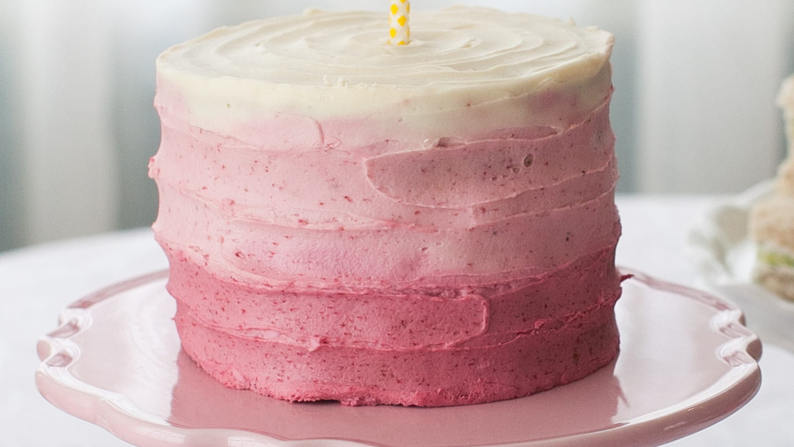 Un gâteau aux fraises