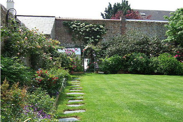 Un jardin tr&egrave;s vert