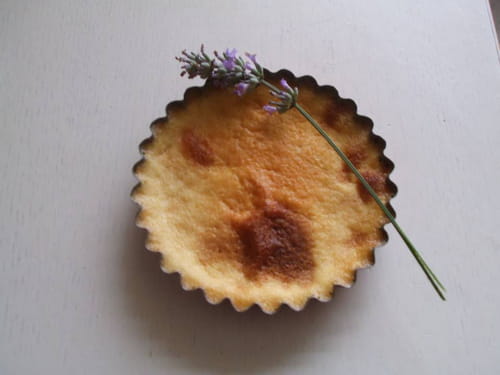 Flanc aux oeufs à la lavande