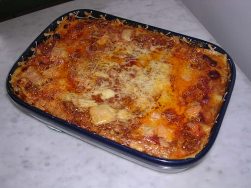 Lasagnes à la sauce ragu