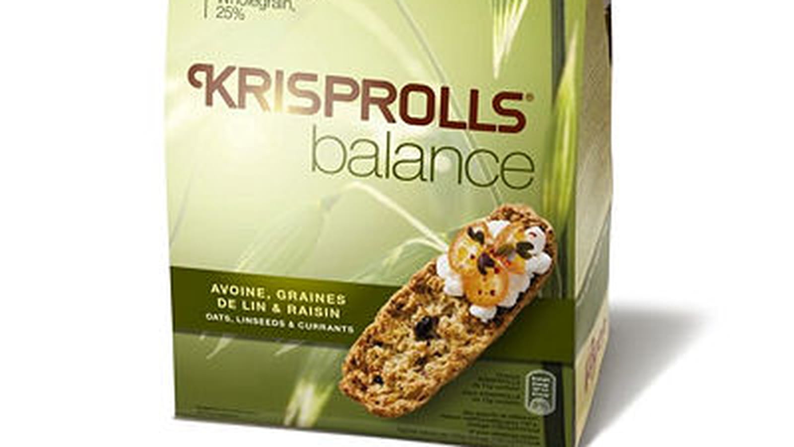 Kriprolls Avoine, Graines de Lin & Raisin de Krisprolls Balance