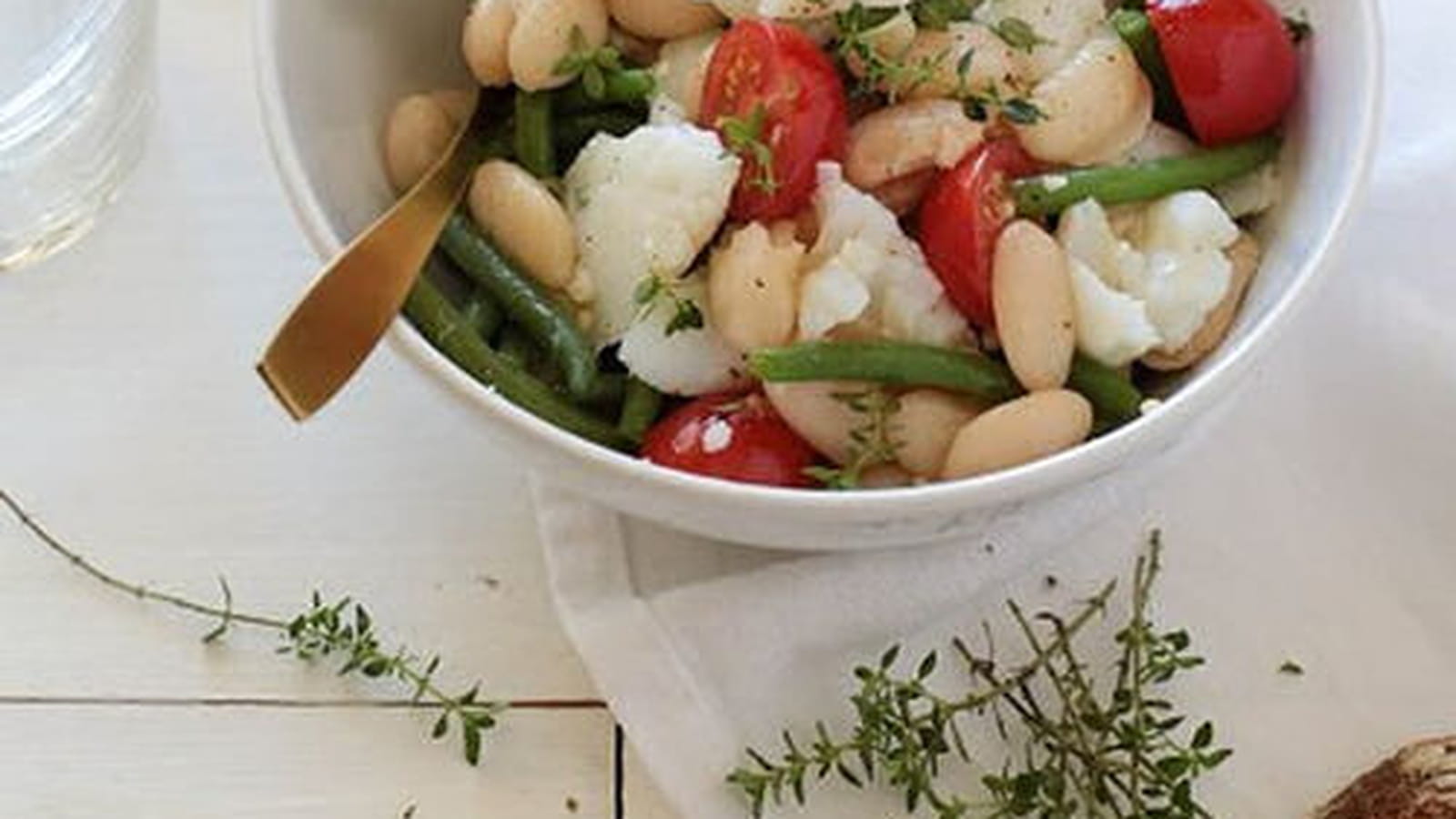 Salade de Haricots Tarbais à la Morue