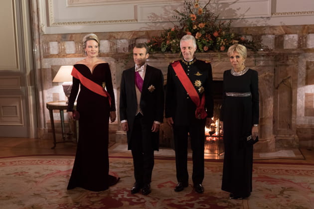 Feu de chemin&eacute;e au ch&acirc;teau de Laeken