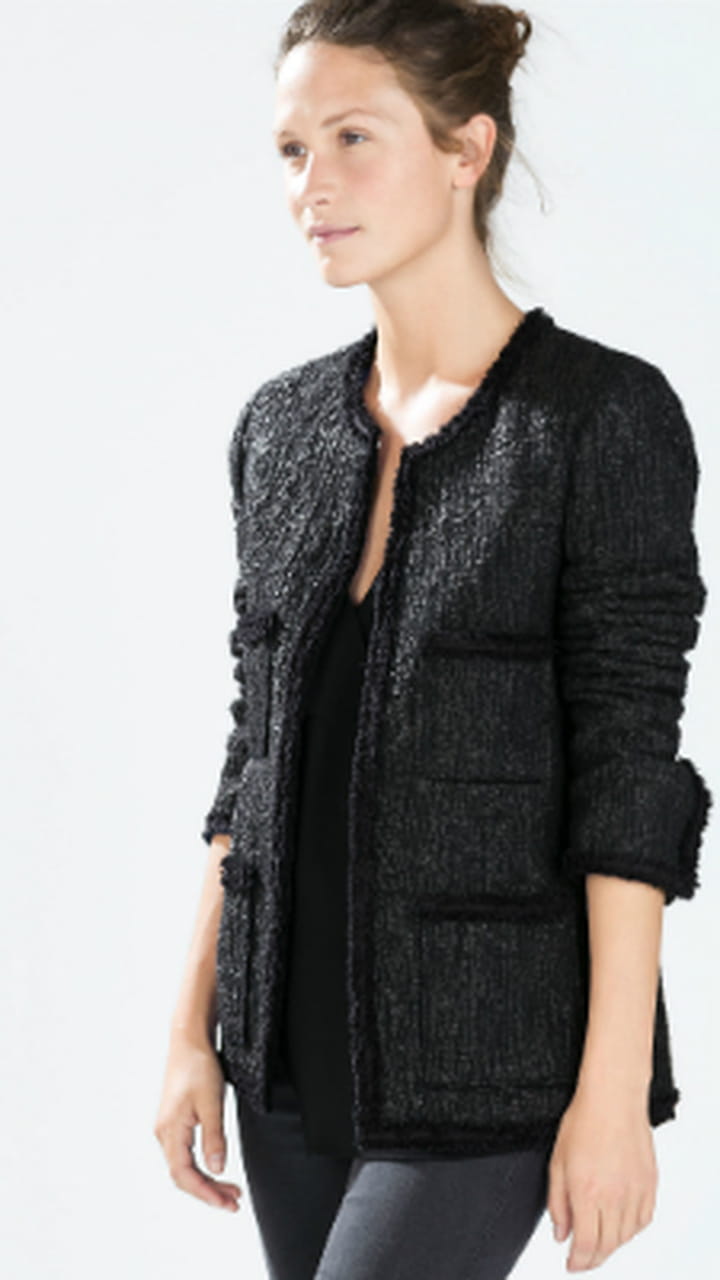 Manteau bi matières de Cop.Copine Manteau bi matières de Cop.Copine