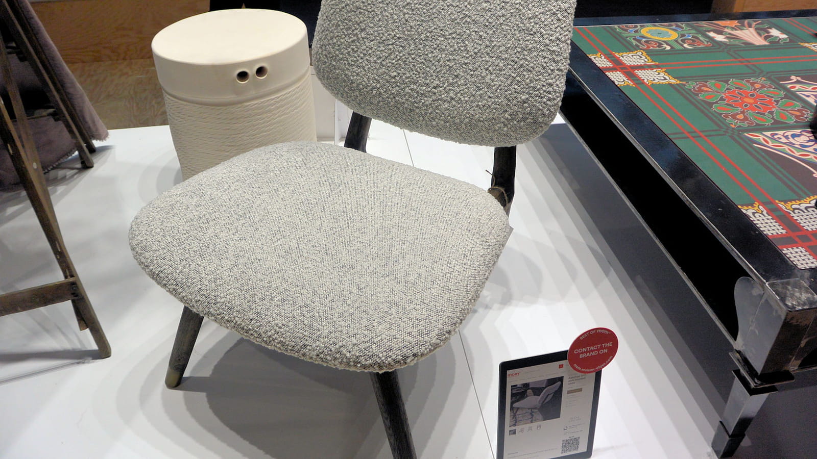 Fauteuil Ivo de Blanc d'ivoire
