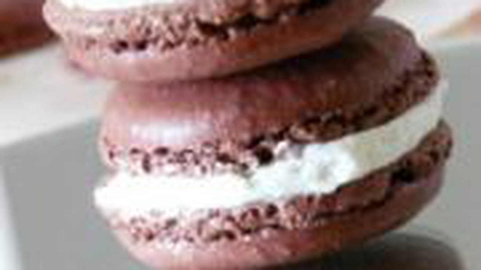 Macarons chocolat Yuzu