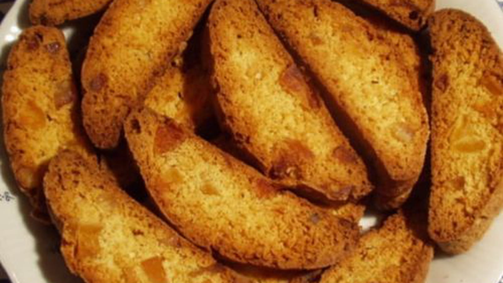 Biscotti aux oranges confites et pommes