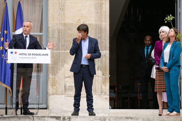 Nicolas Hulot en larmes, face &agrave; Fran&ccedil;ois de Rugy, S&eacute;verine Servat et Isabelle Patissier