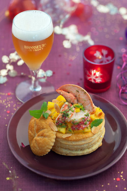 Feuilletés de homard