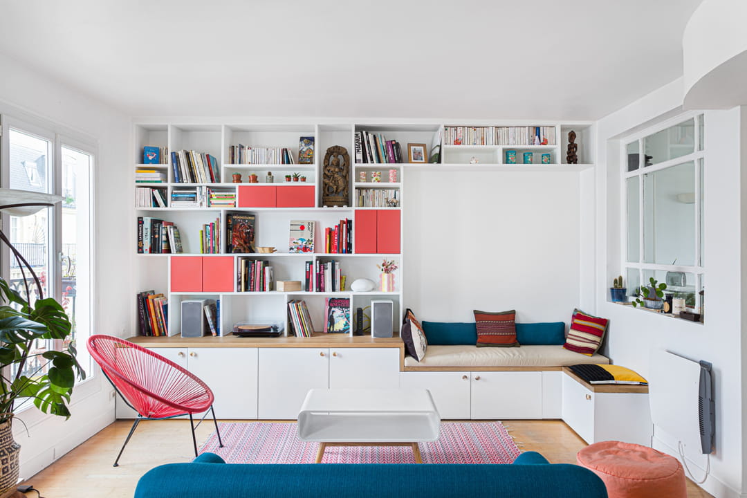 Everyone can have a stylish library, proof with these good ideas