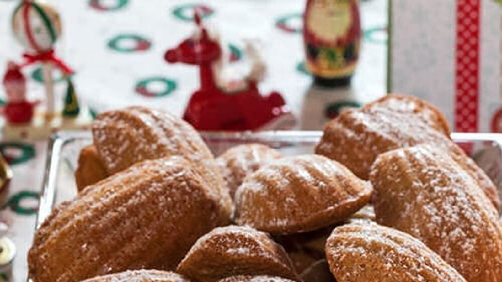 Madeleines aux épices de Noël