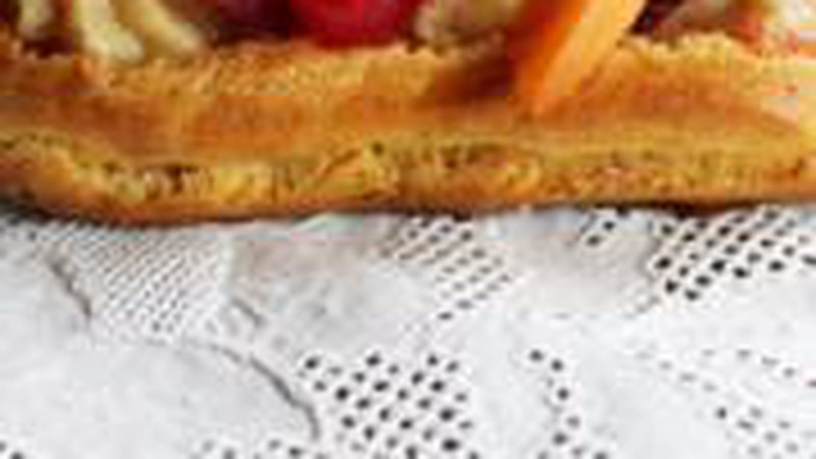 Eclair framboise groseille abricot