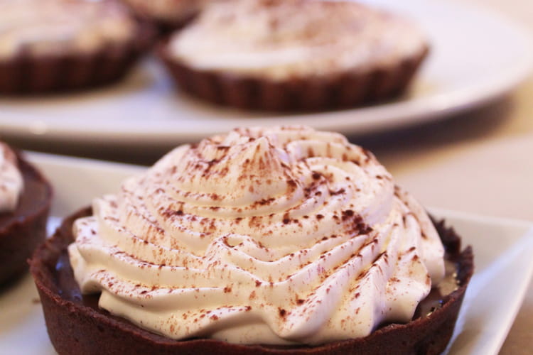 Recette De Tartelettes Chocolat Liegeois De Philippe Andrieu