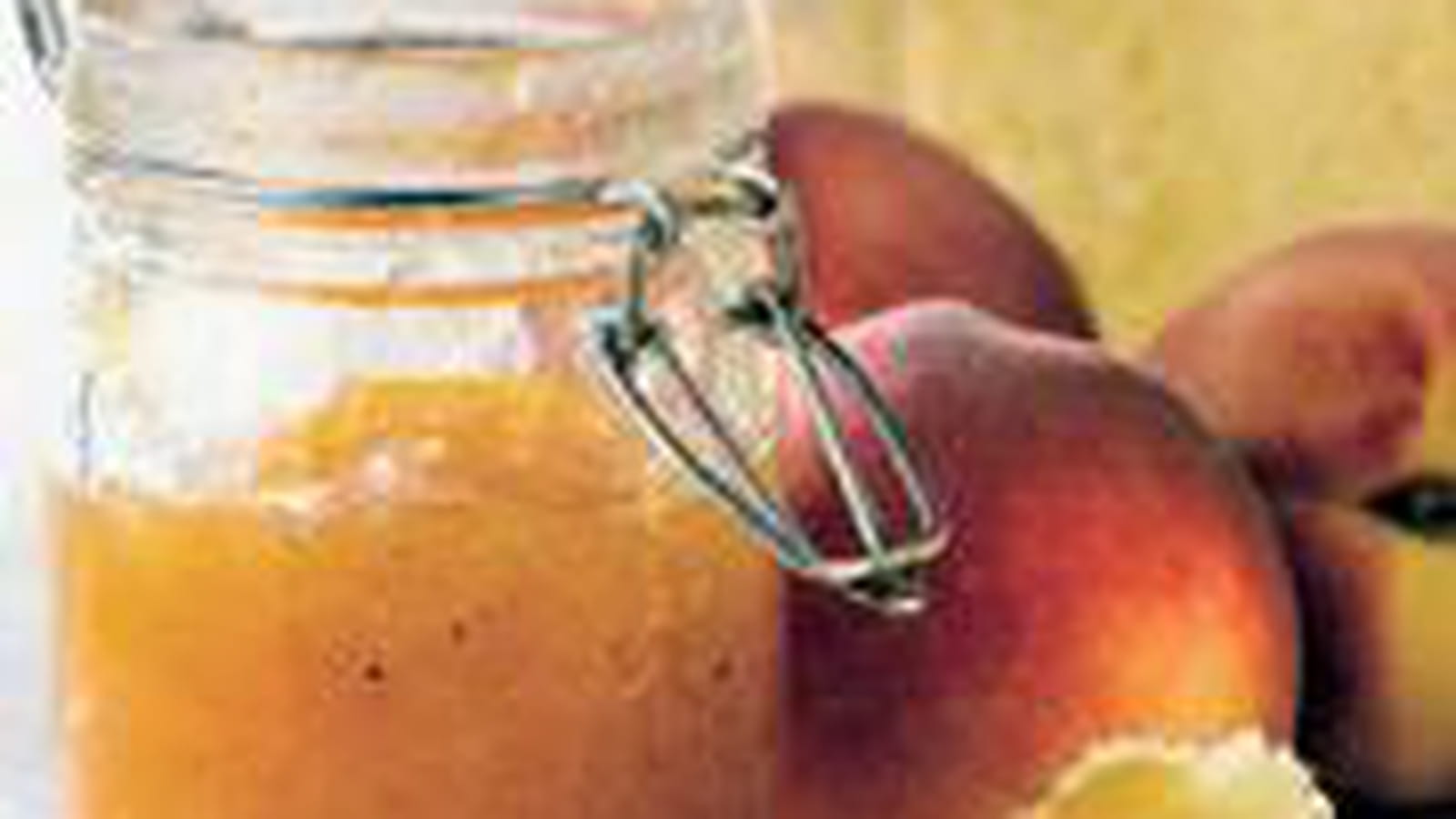 Confiture de pêches aux épices douces et au gingembre