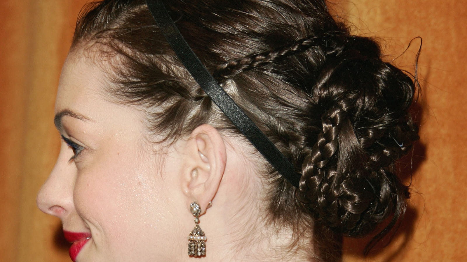 Le chignon tressé
