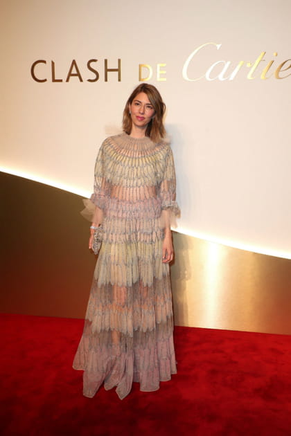 Sofia Coppola en robe longue