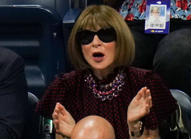 Anna Wintour, bouche b&eacute;e