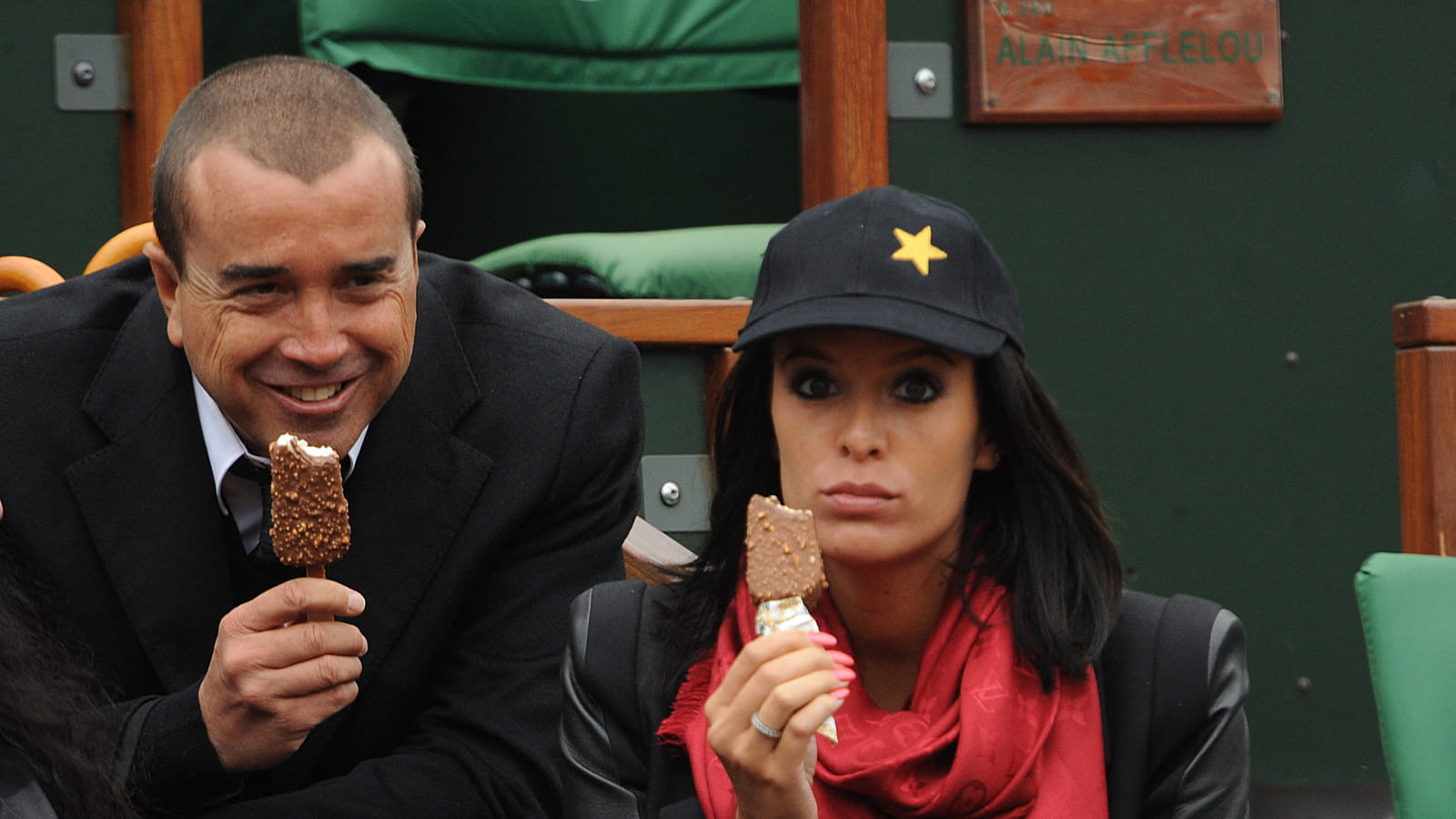 Arnaud Lagardère et Jade Foret 