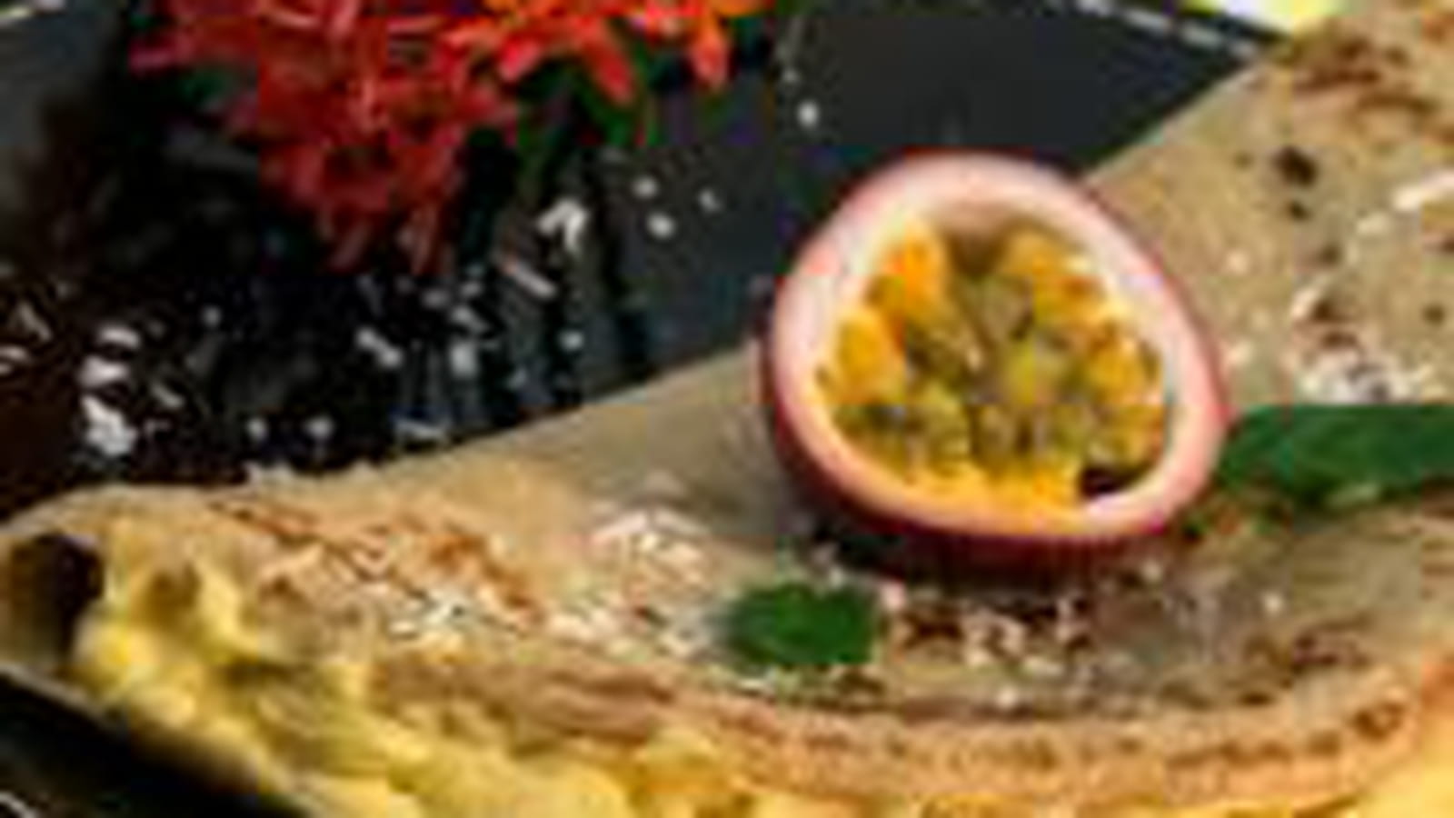 Crêpe d'épeautre fourrée passion-coco