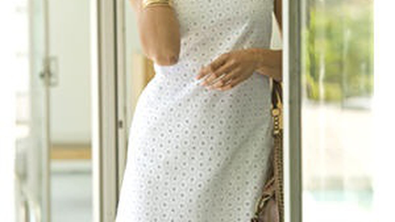 Robe blanche de Laura Clément 