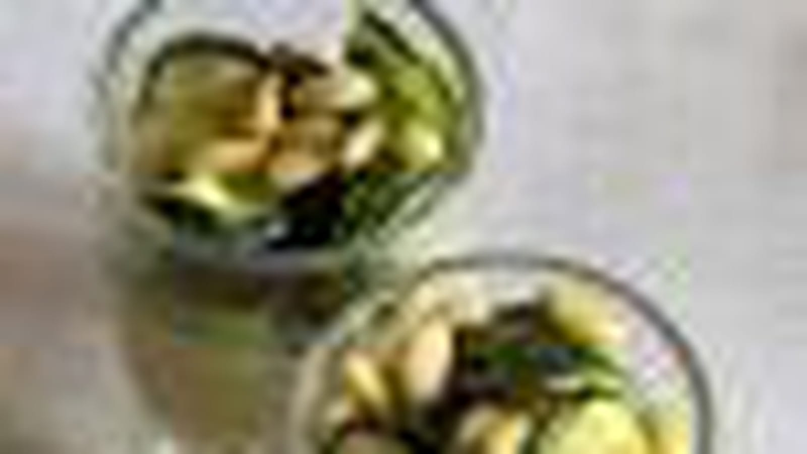 Verrines de courgettes