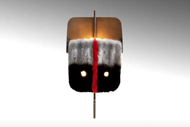 Les lampes en fourrure de Fendi