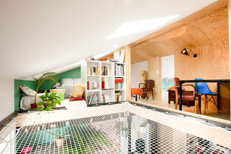 Le filet d'habitation fait le lien entre les espaces de vie