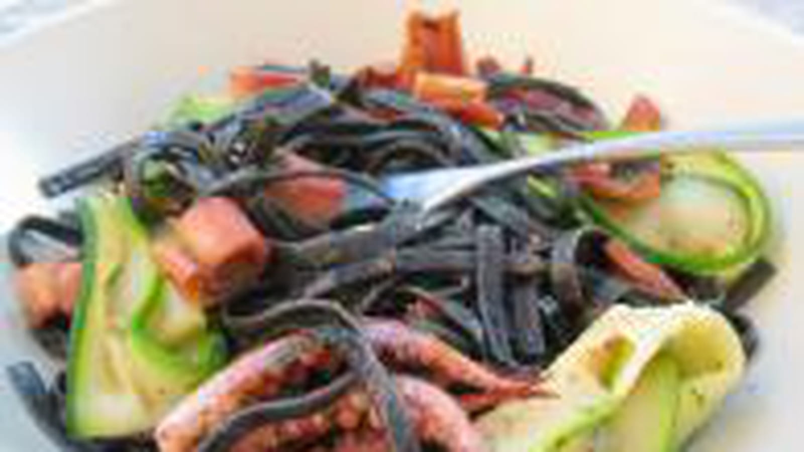 Linguines à l'encre de seiche