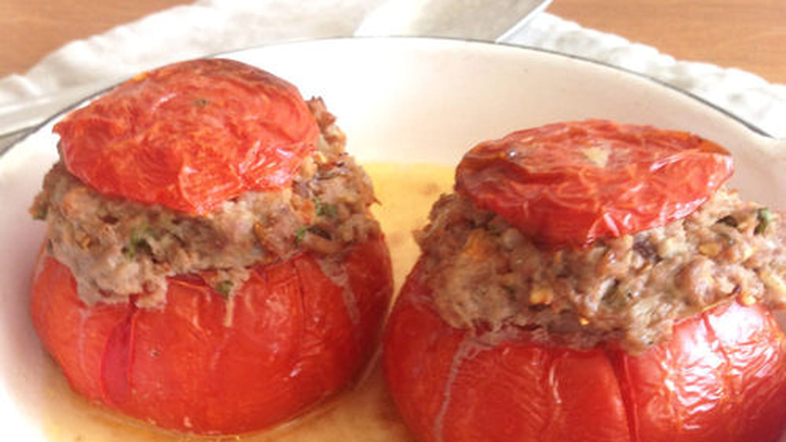 Tomates farcies au boeuf