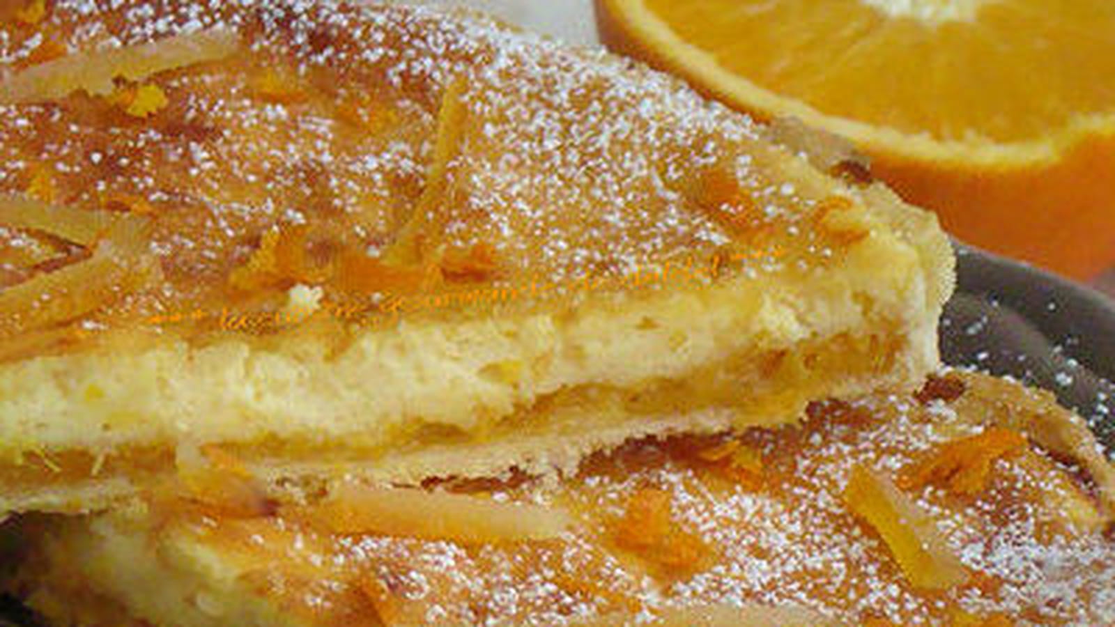 Tarte à l'orange et à la ricotta