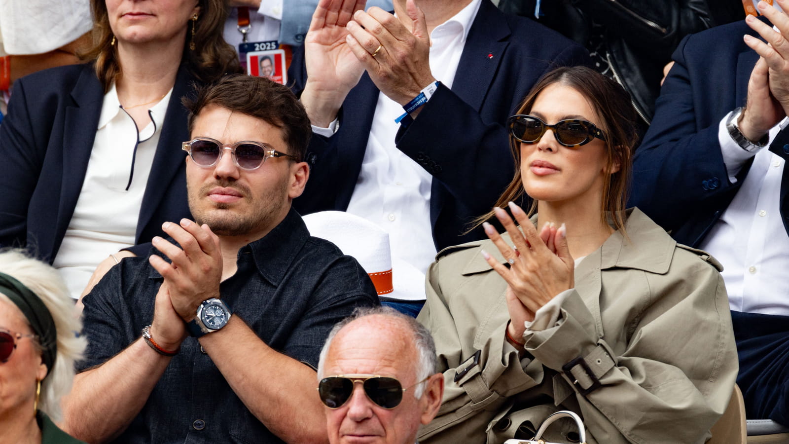 Antoine Dupont et Iris Mittenaere