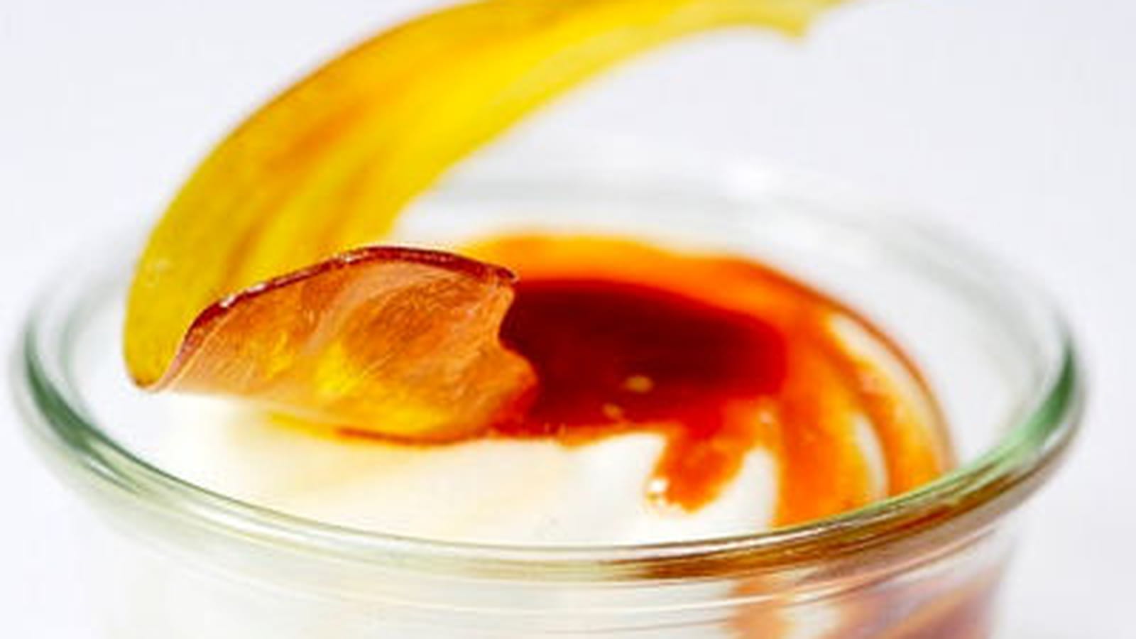 Île flottante bière caramel
