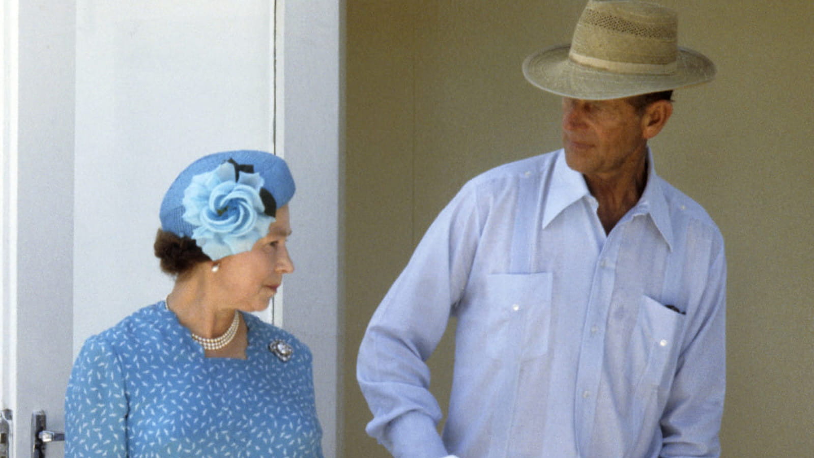 La reine Elizabeth II le 27 octobre 1982