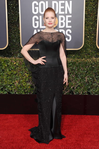 Jessica Chastain en Burberry