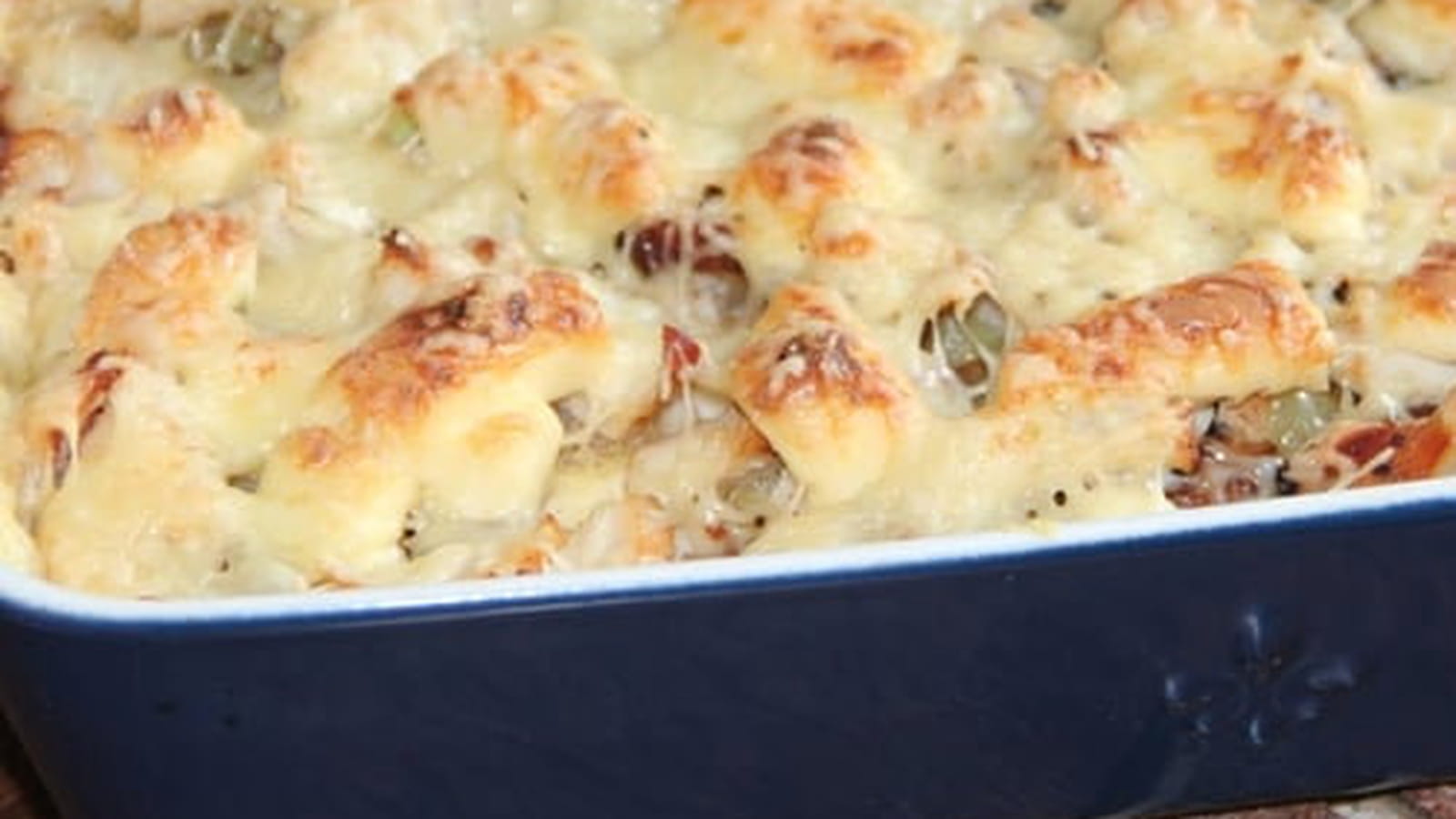 Gratin de pommes de terre au poulet
